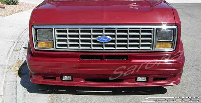 Custom Ford Econoline Van  All Styles Front Bumper (1975 - 1991) - $590.00 (Part #FD-021-FB)